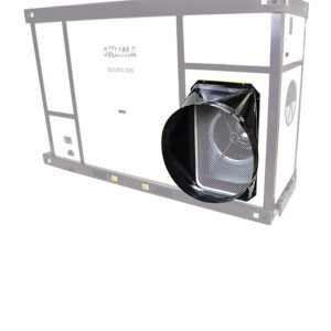 Luchtinlaat slang adapter voor recirculatie warme lucht TITAN 235 & SCUDO 235 - Afbeelding 1