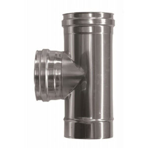 Rookgasafvoer T-stuk thermisch verzinkt ⦰ 200mm - Afbeelding 1